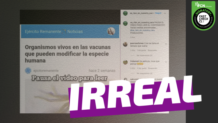 Lee más sobre el artículo Organismos vivos en las vacunas que pueden modificar la especie humana: #Irreal
