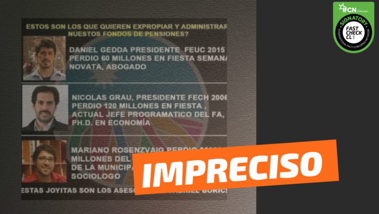 Lee más sobre el artículo (Imagen) Tres asesores de Gabriel Boric han sido responsables de pérdidas económicas en trabajos anteriores: #Impreciso