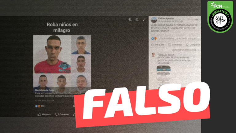 Lee más sobre el artículo (Imagen) Banda roba niños ya está en Chile: #Falso
