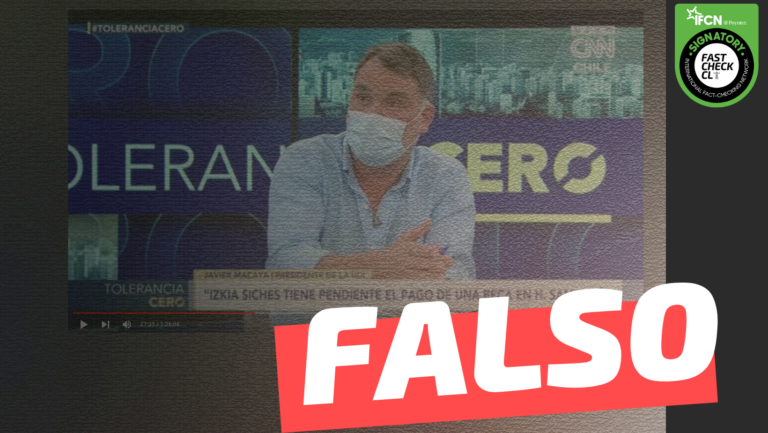 Lee más sobre el artículo “Me llama la atención que Izkia Siches, presidenta del Colegio Médico, tiene pendiente de pago una beca en el Hospital San José”: #Falso