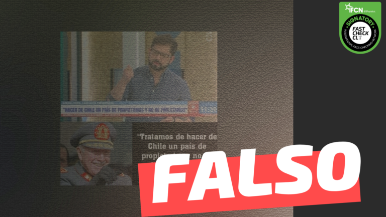 Lee más sobre el artículo Gabriel Boric: “Hacer de Chile un país de propietarios y no de proletarios”: #Falso