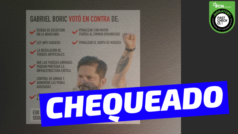 Lee más sobre el artículo (Imagen) Gabriel Boric votó en contra de…: #Chequeado