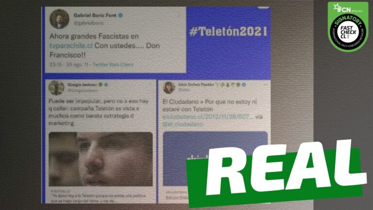 Lee más sobre el artículo Tuits de Gabriel Boric, Giorgio Jackson e Izkia Siches en contra de la Teletón: #Real