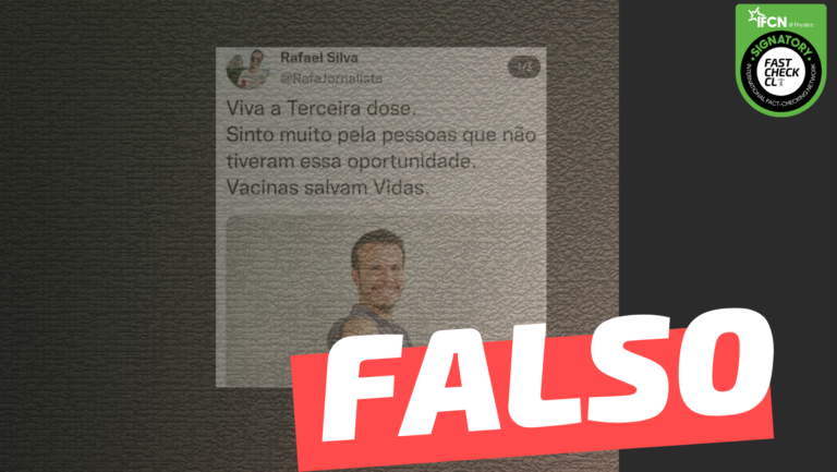 Lee más sobre el artículo El presentador brasileño Rafael Silva se administró la tercera dosis de la vacuna Covid-19 y vivió pocos días para contarlo: #Falso
