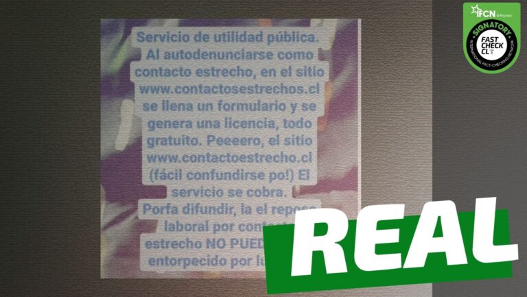 Lee más sobre el artículo Existen dos sitios web similares para solicitar licencia como contacto estrecho, pero en uno se paga y en otro no: #Real