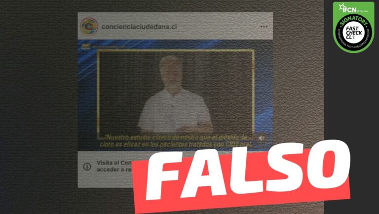 Lee más sobre el artículo “El dióxido de cloro es efectivo y seguro para el Covid-19”: #Falso