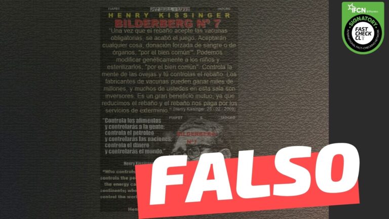 Lee más sobre el artículo Henry Kissinger: “Una vez que el rebaño acepte las vacunas obligatorias, se acabó el juego. Aceptarán cualquier cosa”: #Falso