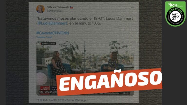 Lee más sobre el artículo (Video) “Estuvimos meses preparando el 18 de octubre”: #Engañoso