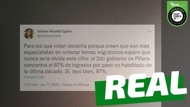Lee más sobre el artículo “El segundo gobierno de Piñera concentra el 87% de ingresos por paso no habilitado de la última década”: #Real