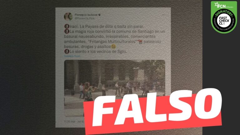 Lee más sobre el artículo (Video) Irací Hassler bailando performance en contra del Presidente Sebastián Piñera en la comuna de Santiago: #Falso