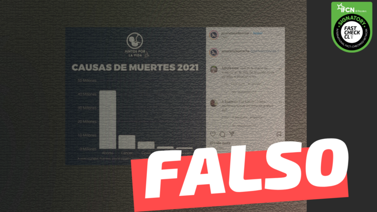 Lee más sobre el artículo Según la OMS, durante el año 2021, el aborto fue la primera causa de muerte en el mundo: #Falso