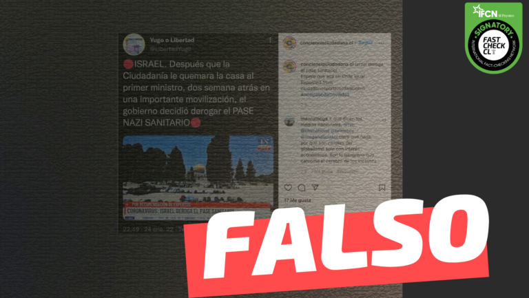 Lee más sobre el artículo “Israel: Después que la Ciudadanía le quemara la casa al primer ministro, dos semana atrás en una importante movilización, el gobierno decidió derogar el Pase Sanitario”: #Falso