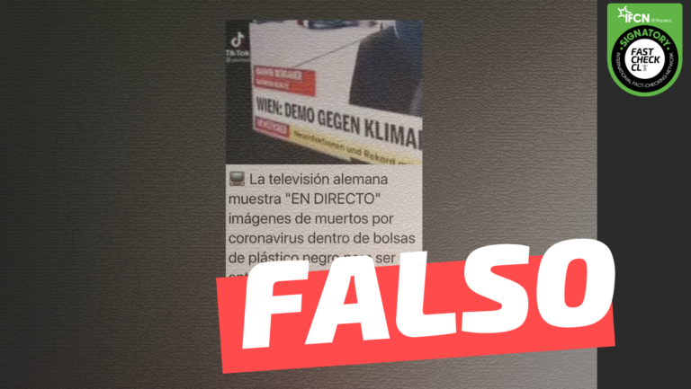 Lee más sobre el artículo “La televisión alemana muestra en directo imágenes de muertos por coronavirus dentro de bolsas de plástico para ser enterrados. ‘Por problemas’ del directo uno de los muertos resucita”: #Falso