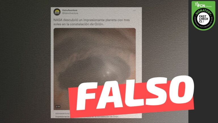 Lee más sobre el artículo “NASA descubrió un impresionante planeta con tres soles en la constelación de Orión”: #Falso