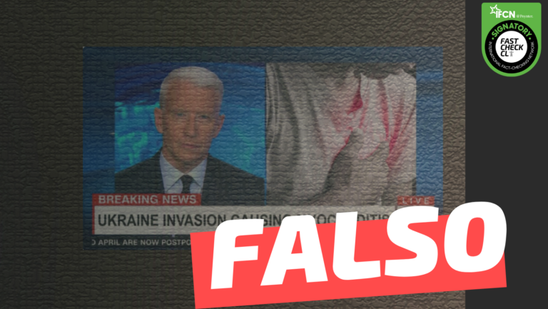 Lee más sobre el artículo (Imagen) CNN: “Invasión a Ucrania causa miocarditis”: #Falso