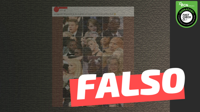 Lee más sobre el artículo (Imágenes de actores) “La reacción del público al ver el golpe que propinó Will Smith a Chris Rock”: #Falso