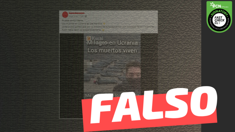 Lee más sobre el artículo (Video) “Prueba contundente, los muertos en Ucrania son una mentira”: #Falso
