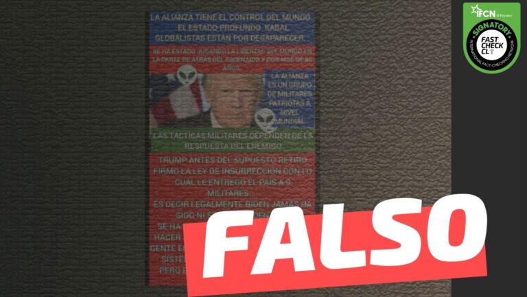 Lee más sobre el artículo “Trump antes de retirarse firmó la Ley de Insurrección, con lo cual le entregó el país a 9 militares, es decir, legalmente Biden jamás ha sido ni será presidente”: #Falso