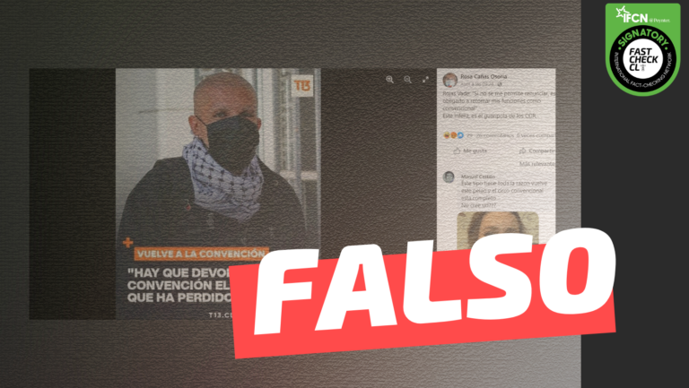 Lee más sobre el artículo (Imagen) Rodrigo Rojas Vade: “Hay que devolverle a la Convención el prestigio que ha perdido”: #Falso