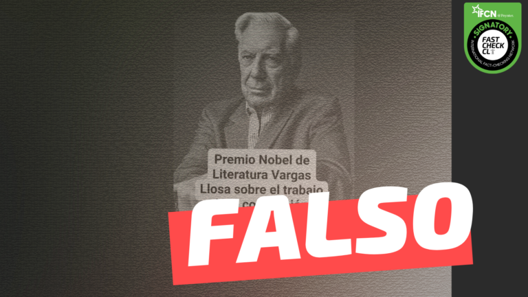 Lee más sobre el artículo Mario Vargas Llosa sobre el trabajo de la Convención: “Nunca pensé que Chile caería tan bajo”: #Falso