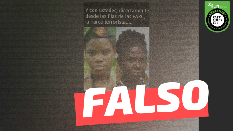 Lee más sobre el artículo (Imagen) “Y con ustedes, directamente desde las filas de la FARC, la narco terrorista Francia Márquez”: #Falso