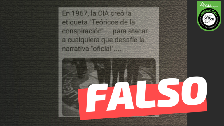 Lee más sobre el artículo “En 1967 la CIA creó la etiqueta de teórico de la conspiración para atacar a quienes desafiaban la narrativa oficial”: #Falso