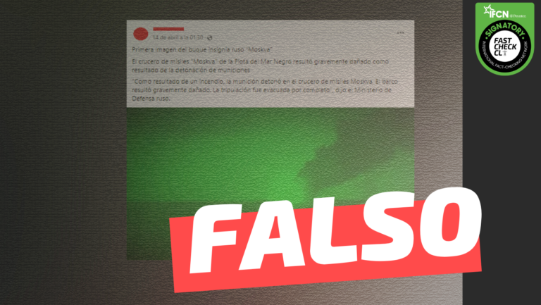 Lee más sobre el artículo (Imagen) “Primera imagen del buque insignia ruso Moskva”: #Falso