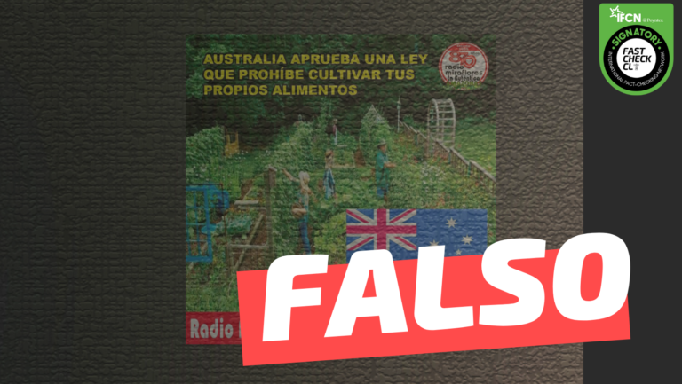 Lee más sobre el artículo “Australia aprueba una ley que prohibe cultivar tus propios alimentos”: #Falso