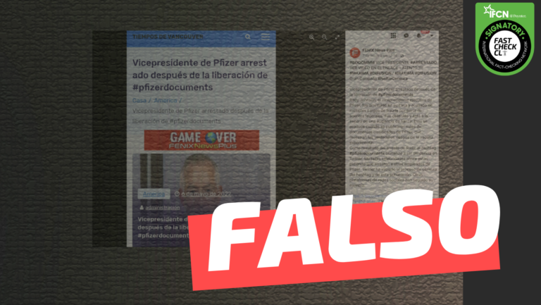 Lee más sobre el artículo “Vicepresidente de Pfizer fue arrestado después de la liberación de los documentos de Pfizer”: #Falso