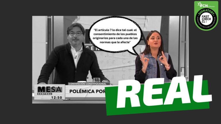Lee más sobre el artículo “El artículo 7 lo dice tal cual: ‘el consentimiento de los pueblos originarios para cada una de las normas que le afecte'”: #Real