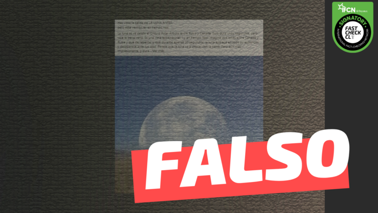 Lee más sobre el artículo (Video) “La luna se ve desde el círculo polar Ártico entre Rusia y Canadá”: #Falso