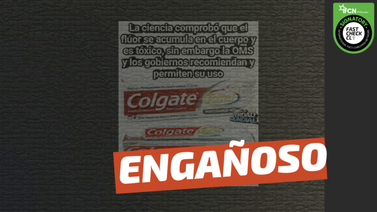 Lee más sobre el artículo (Imagen) “La ciencia comprobó que el flúor se acumula en el cuerpo y es tóxico, sin embargo la OMS y los gobiernos recomiendan y permiten su uso”: #Engañoso