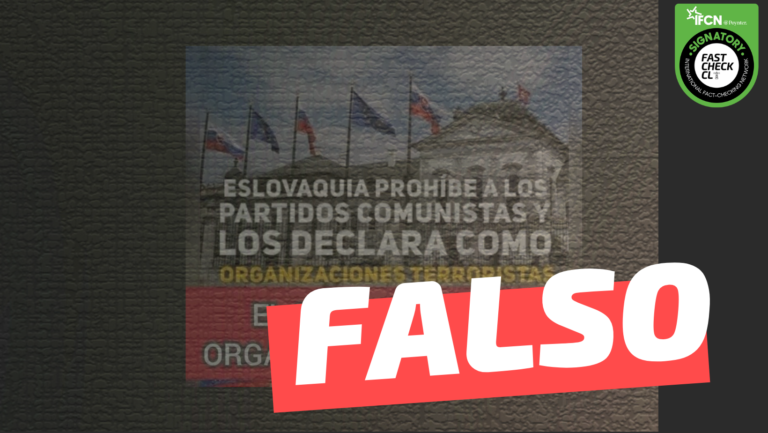 Lee más sobre el artículo “Eslovaquia prohíbe a los partidos comunistas y los declara como organizaciones terroristas”: #Falso