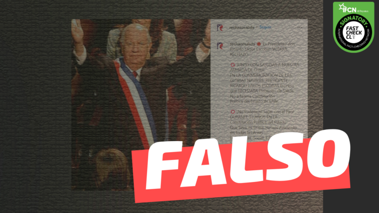 Lee más sobre el artículo “En la conmemoración de las Glorias Navales el ex Presidente Ricardo Lagos expresó que rechazará plebiscito de salida”: #Falso