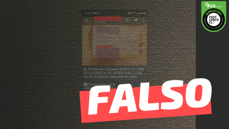 Lee más sobre el artículo La hidroxicloroquina sirve para curar el Covid-19 y la viruela del mono: #Falso
