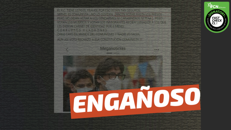 Lee más sobre el artículo “Hacen votar hasta los presos, pero no dejan votar a los gendarmes, ni carabineros, ni FF.AA”: #Engañoso