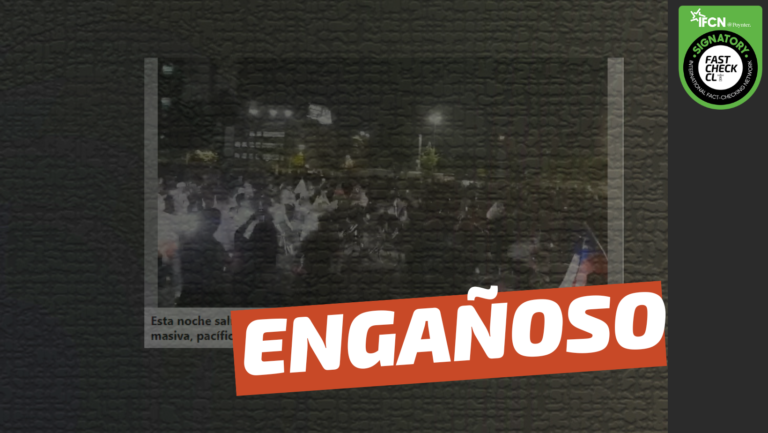 Lee más sobre el artículo (Video) “Esta noche salieron a las calles los ‘ciclistas por el Apruebo'”: #Engañoso