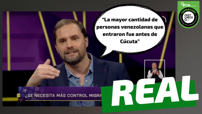 Lee más sobre el artículo “La mayor cantidad de personas venezolanas que entraron fue antes de Cúcuta”: #Real
