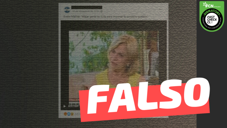 Lee más sobre el artículo (Video) Evelyn Matthei: “Matar gente es lícito, con tal de imponer tu proyecto político”: #Falso