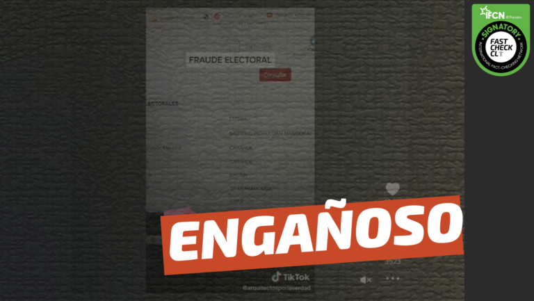 Lee más sobre el artículo (Video) “Fraude inminente (…) colocas rut de gente muerta y sale que está inscrita”: #Engañoso