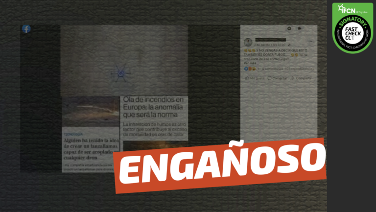 Lee más sobre el artículo (Video) “Drones utilizados específicamente para provocar incendios”: #Engañoso