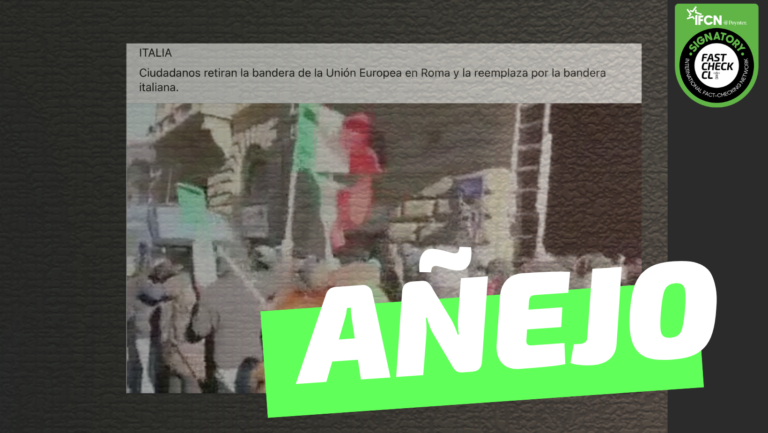 Lee más sobre el artículo (Video) “Ciudadanos retiran la bandera de la Unión Europea en Roma y la reemplazan por la bandera italiana”: #Añejo