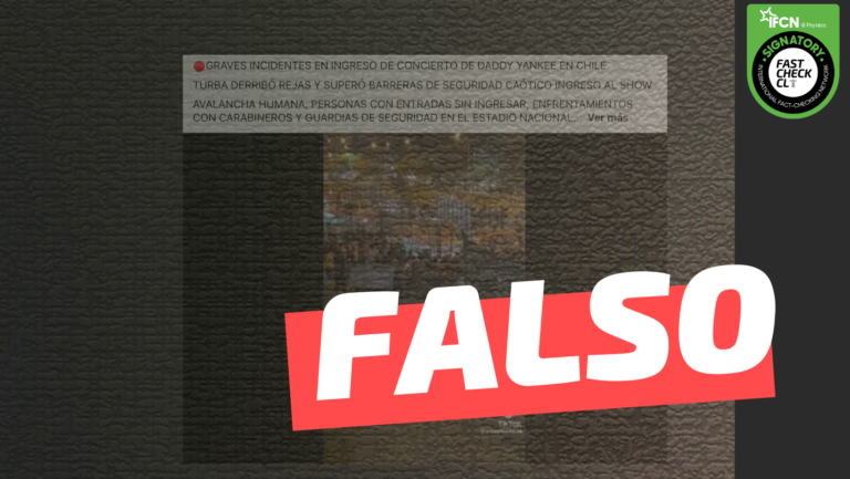 Lee más sobre el artículo Video que muestra avalancha de personas entrando al concierto de Daddy Yankee en Chile: #Falso