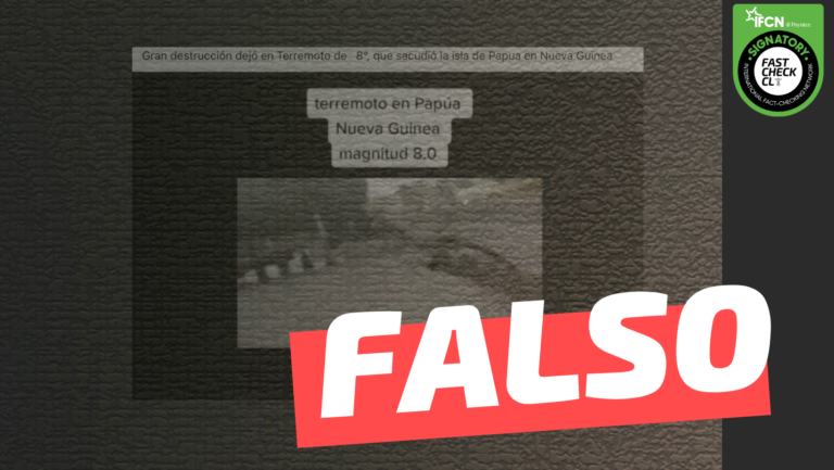 Lee más sobre el artículo (Video) “Gran destrucción dejó el terremoto de 8° que sacudió la isla de Papúa Nueva Guinea”: #Falso
