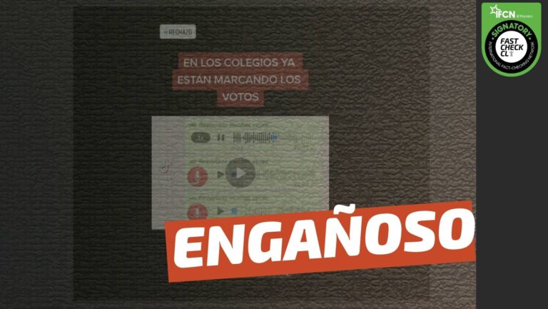 Lee más sobre el artículo (Video) “En los colegios ya están marcando los votos”: #Engañoso