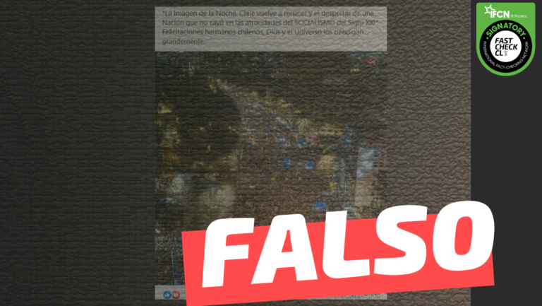 Lee más sobre el artículo La imagen de la noche en que triunfó el rechazo: #Falso