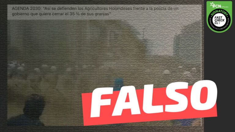 Lee más sobre el artículo (Video) “Agenda 2030: Así se defienden los agricultores holandeses frente a la policía de un gobierno que quiere cerrar el 35% de sus granjas”: #Falso