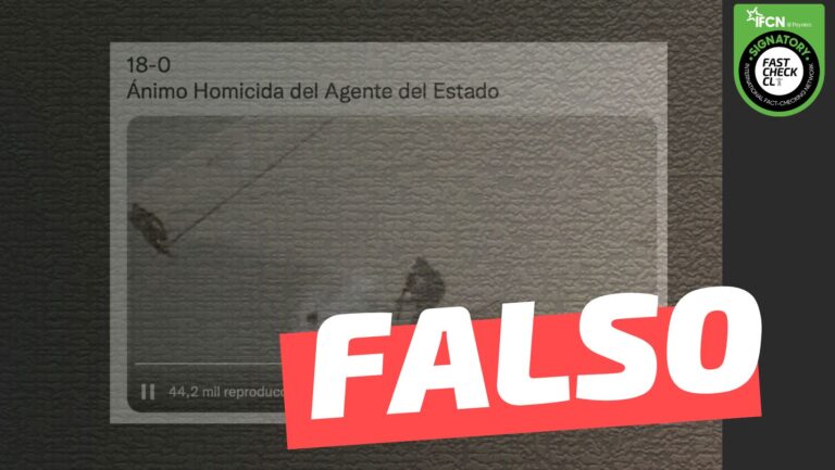 Lee más sobre el artículo (Video) “18-O: Ánimo homicida del agente del Estado”: #Falso