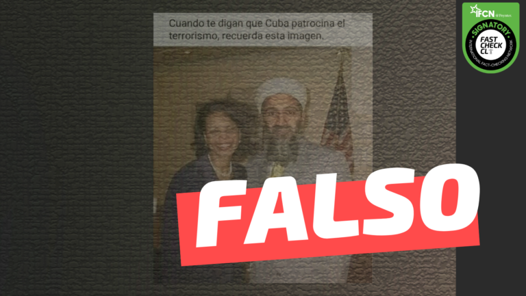 Lee más sobre el artículo Imagen de Condoleezza Rice y Osama bin Laden: #Falso