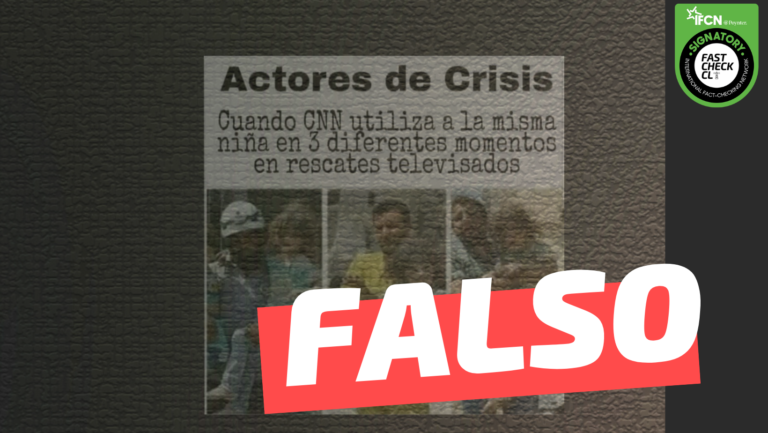Lee más sobre el artículo (Imagen) “Cuando CNN utiliza la misma niña en 3 diferentes momentos en rescates televisados”: #Falso